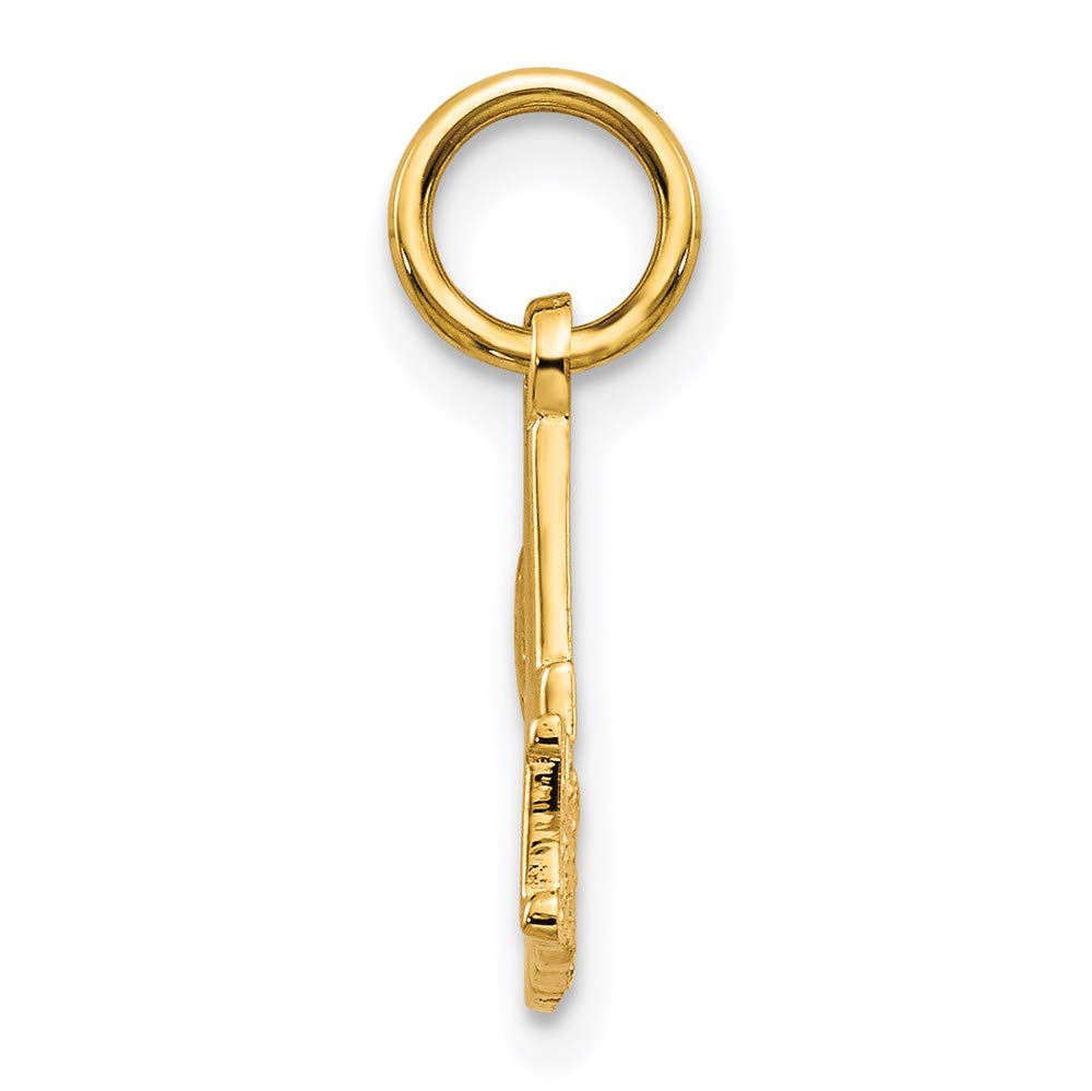 14k #1 MOM Charm