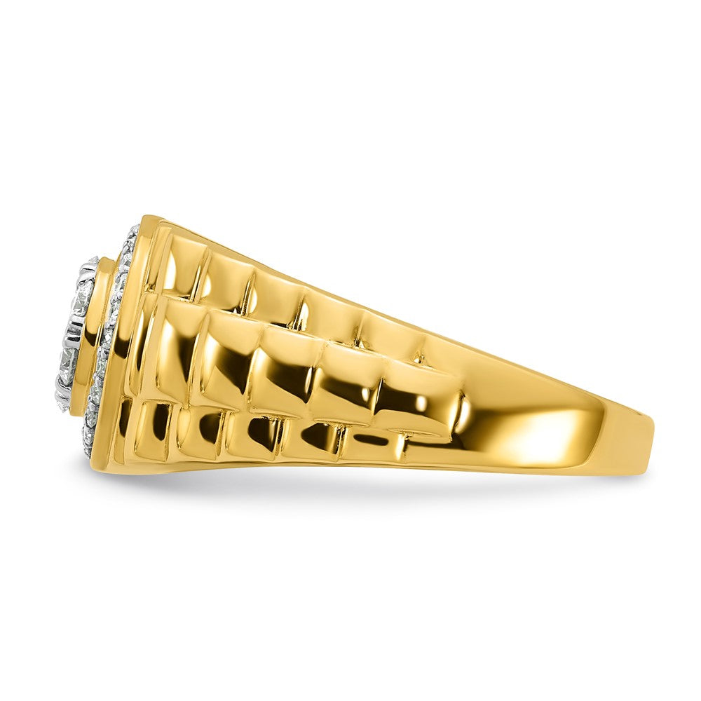 IBGoodman 10k 1/2 carat Lab Grown Diamond VS/SI+ G+ Complete Men's Ring