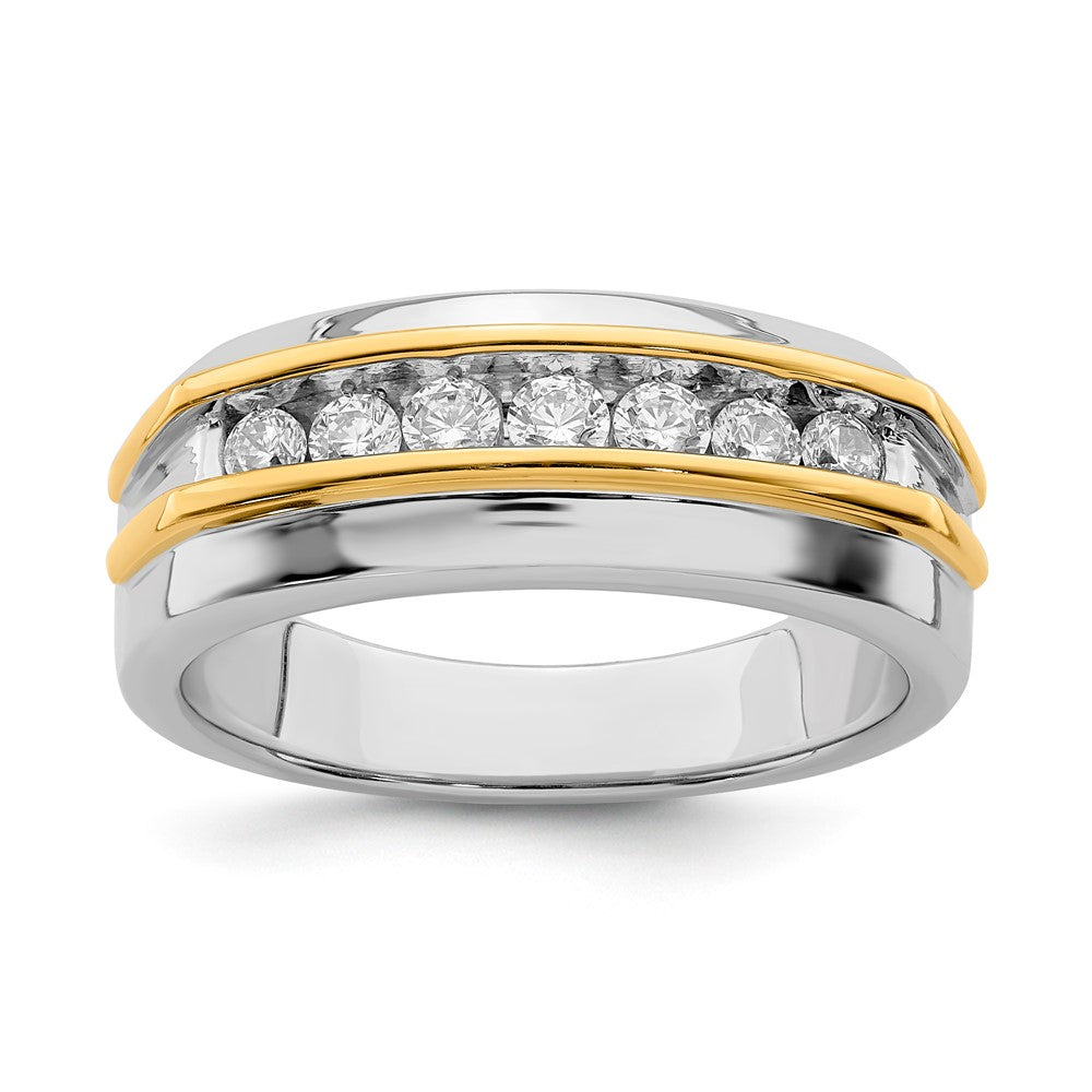 10K WG shank, YG parts Men's Dia Band