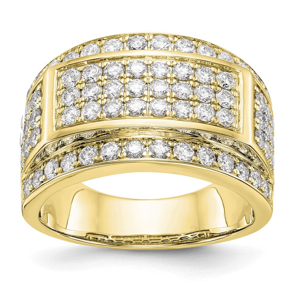 IBGoodman 10k 2 carat Lab Grown Diamond VS/SI+ G+ Men's Ring