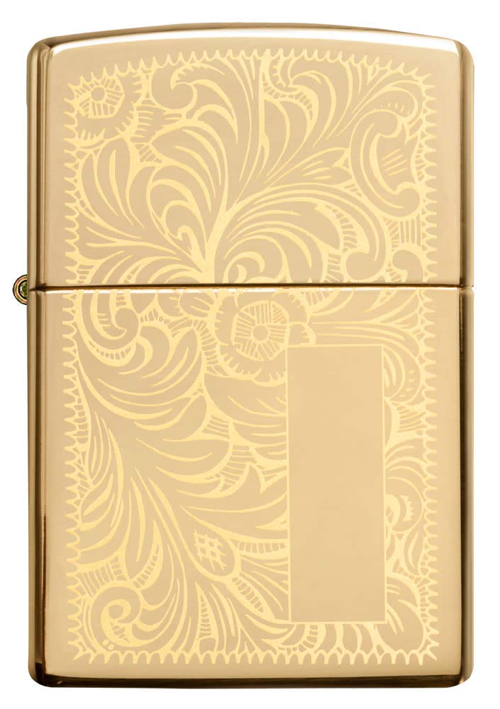 Zippo High Polish Brass Venetian Pocket Lighter