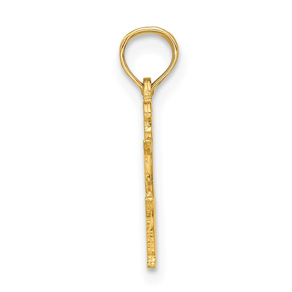 10K VIRGO Zodiac Charm