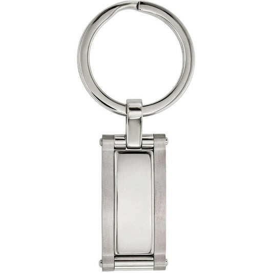 Primal Steel Stainless Steel Brushed and Polished Key Chain