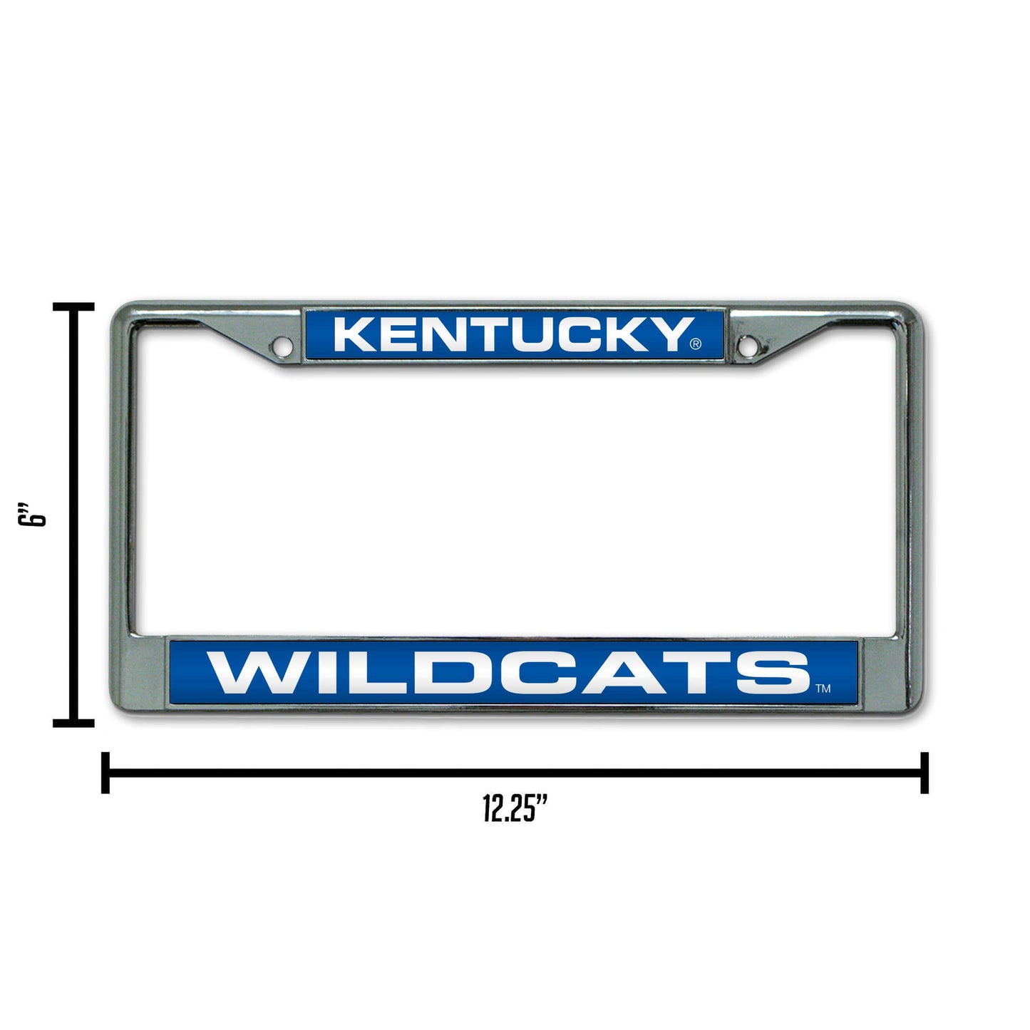 Kentucky-UK-Wildcat's Chrome Metal Laser Cut License Plate Frame
