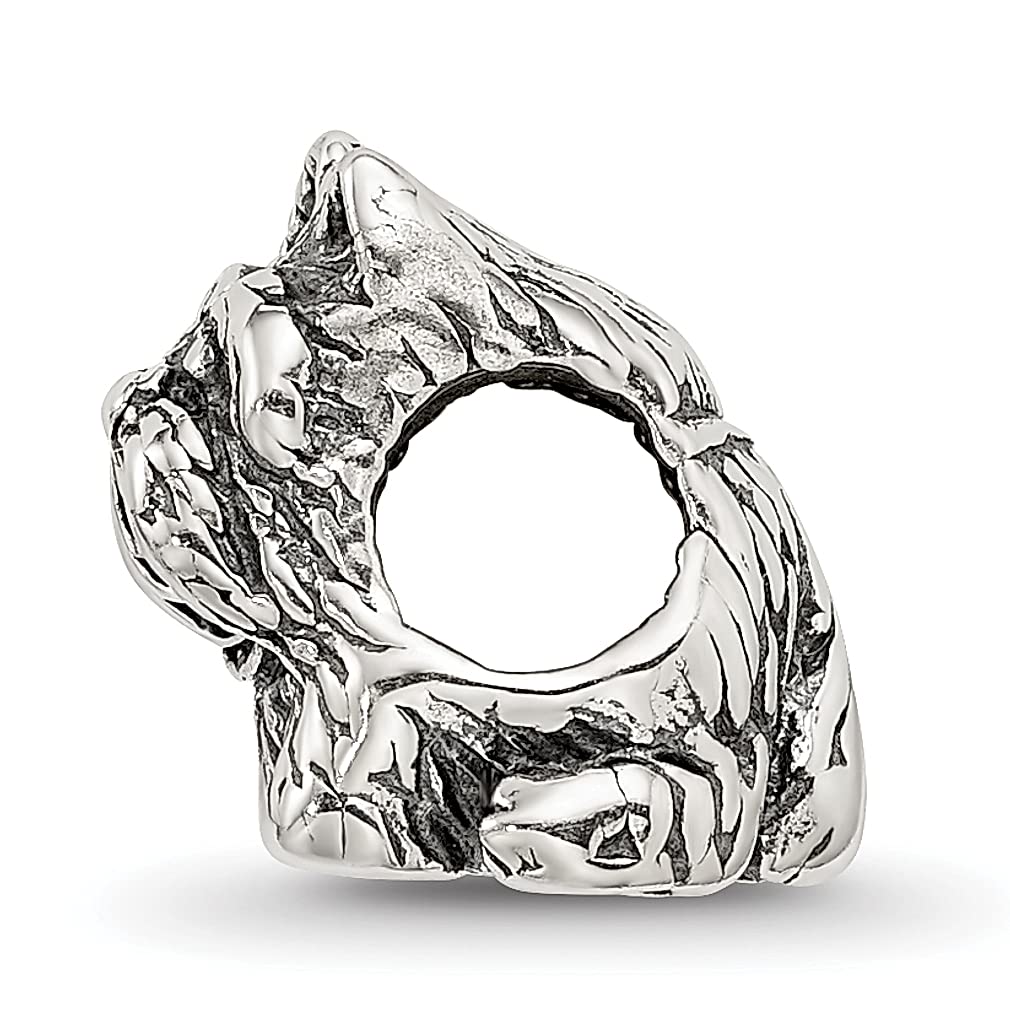 Sterling Silver Reflections Scottish Terrier Dog Bead