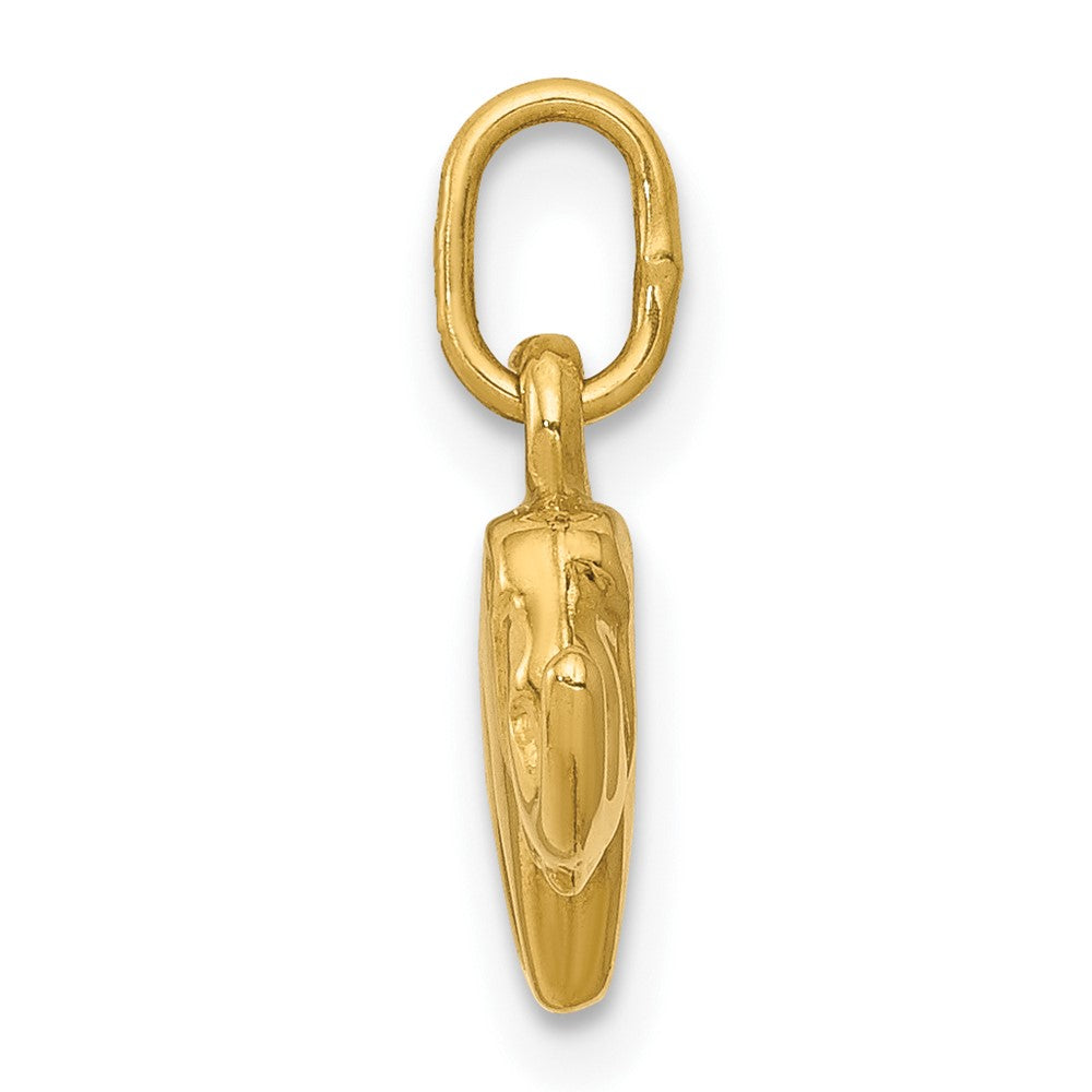 10k Elephant Charm Yellow Gold