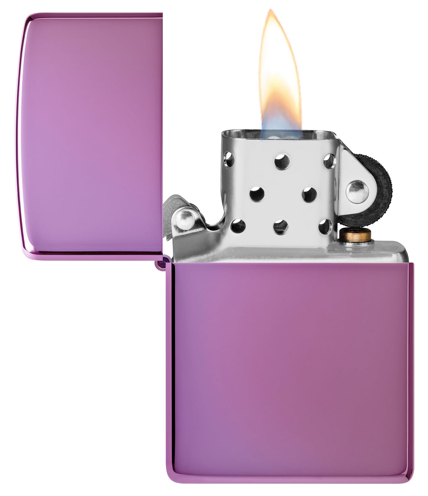 Zippo High Polish Purple Pocket Lighter