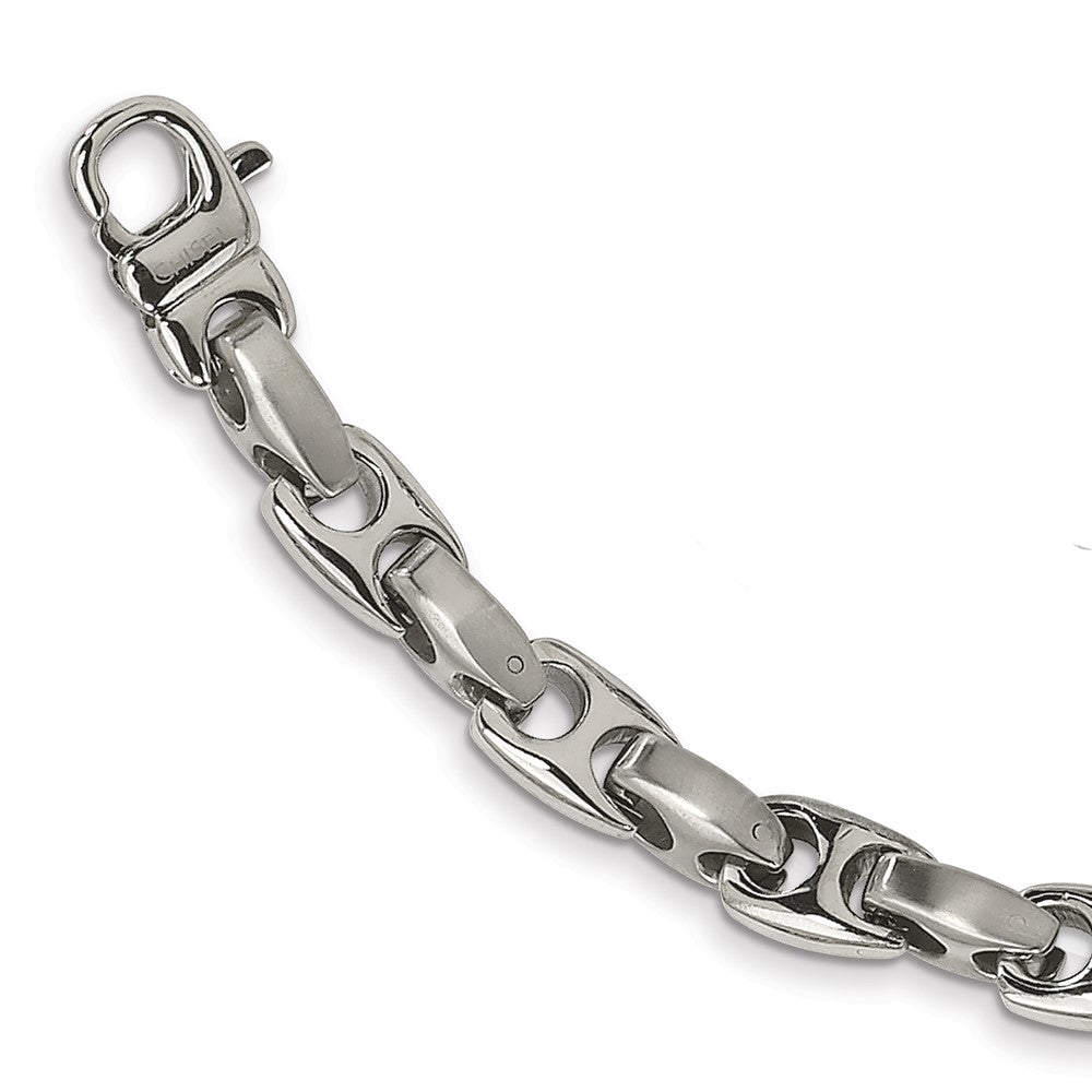 Stainless Steel Brushed and Polished 20in Necklace