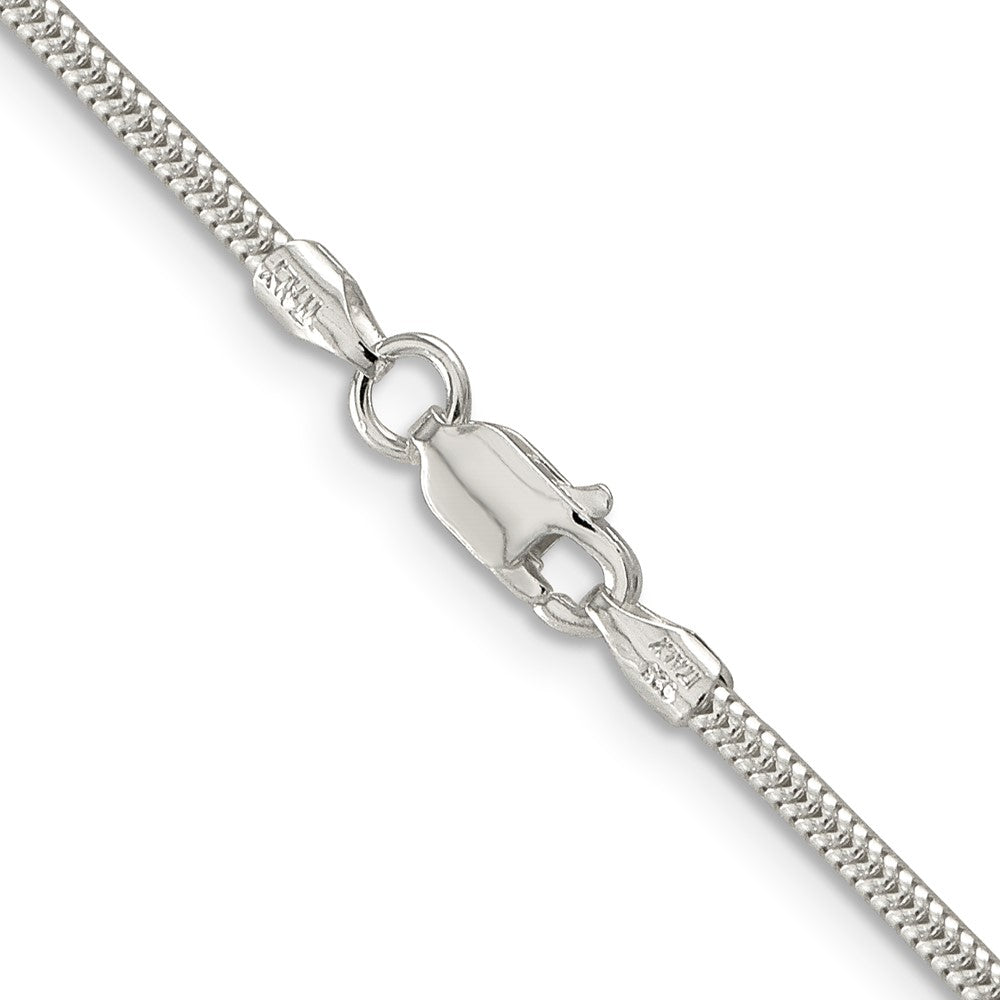 Sterling Silver 2mm Round Snake Chain 26 Inches