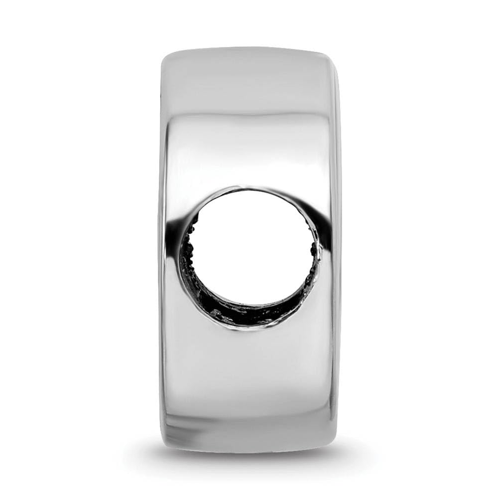Sterling Silver NHL LogoArt Buffalo Sabres Enameled Bead