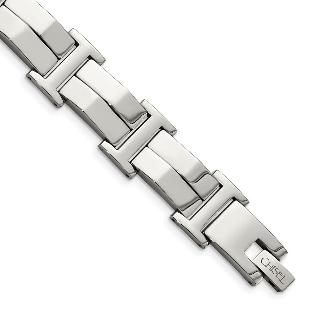 Stainless Steel Polished 8.5in Bracelet 8.5 inches