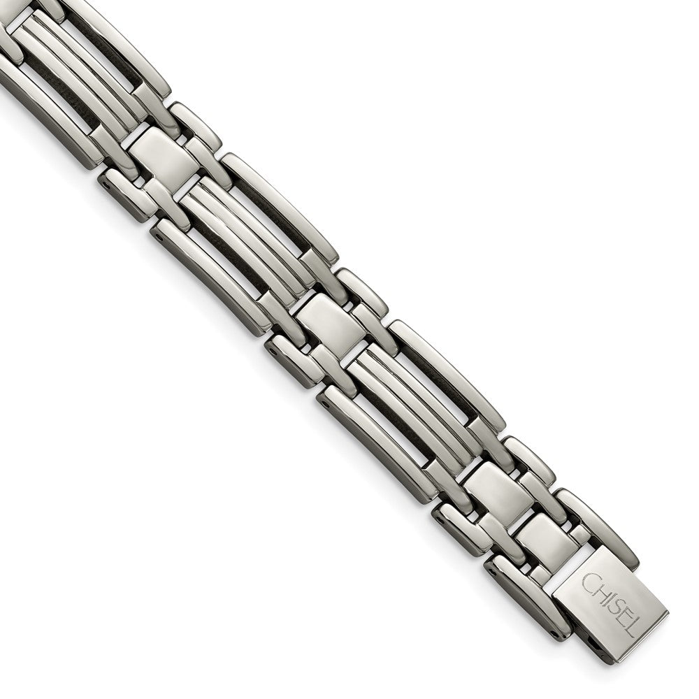 Titanium Polished 8.75in Bracelet 8.75 inches