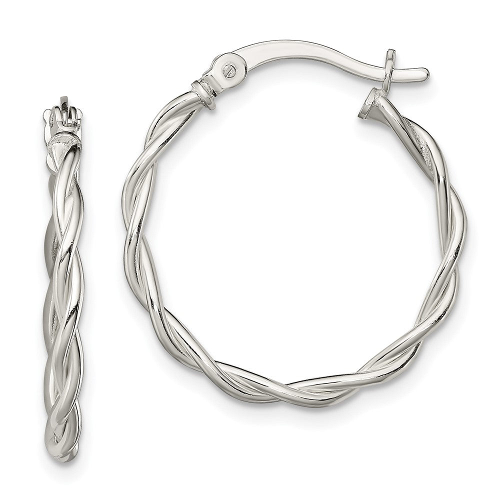 Sterling Silver Rhodium-plated CZ Snowflake Leverback Earrings