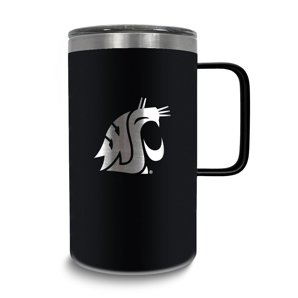 Collegiate Washington State University Stainless Steel 18 oz. Hustle Mug with Lid