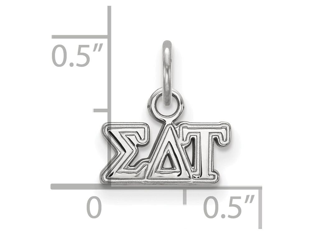 Sterling Silver Official Licensed Greek Sororities Sigma Delta Tau XS Pendant