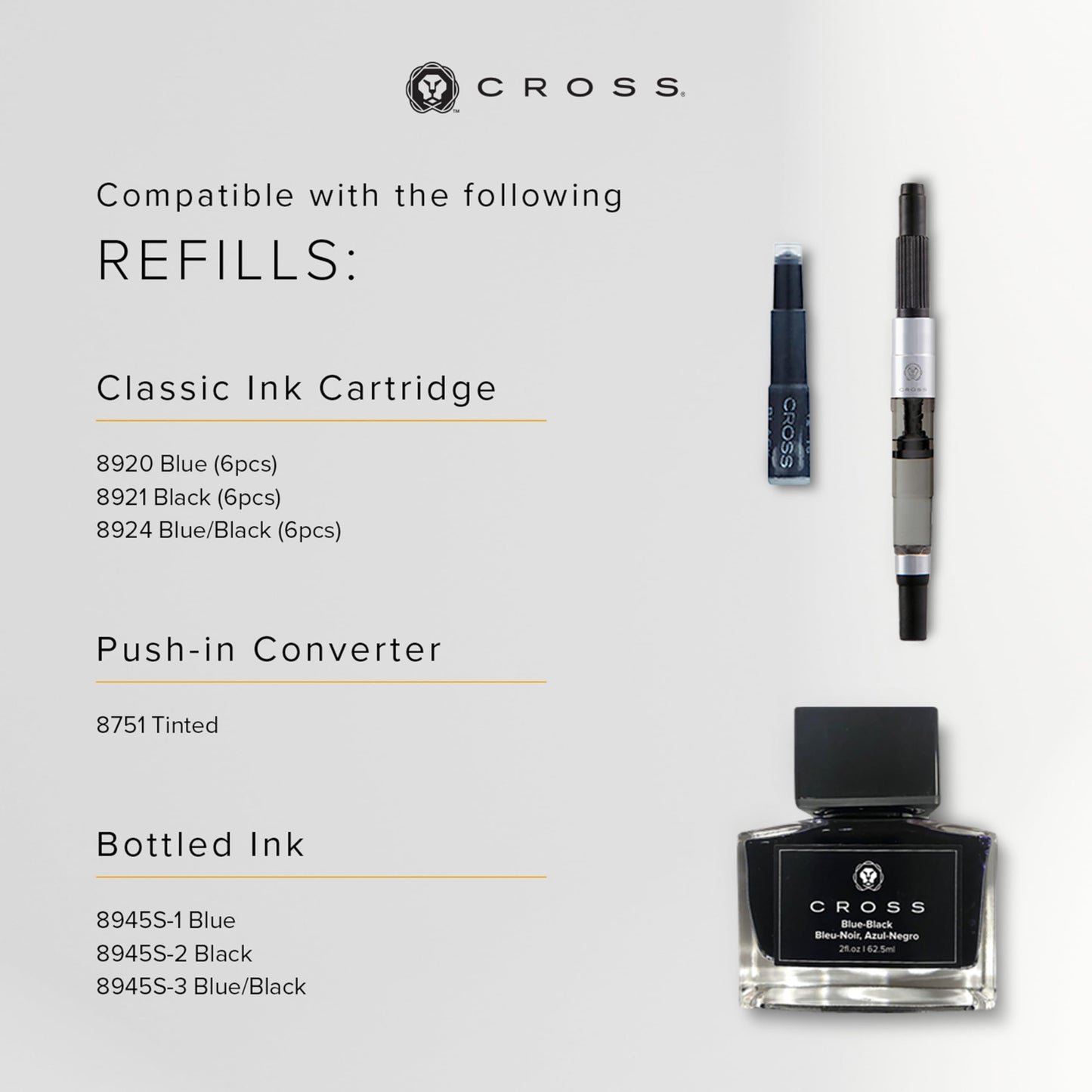 Townsend Black Lacquer with Gold Fountain Pen - Engravable Gift Item