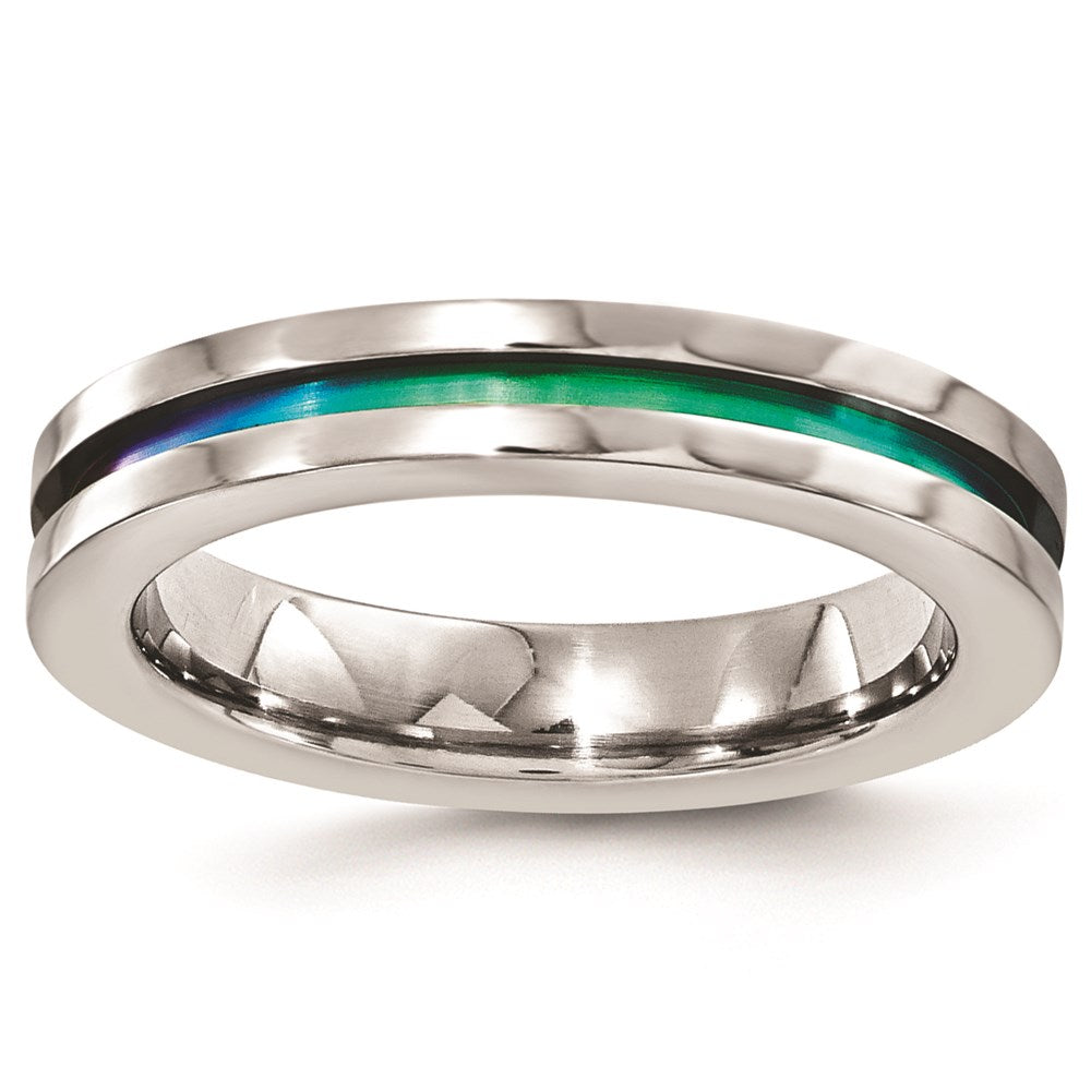 Edward Mirell Titanium Anodized 4mm Band