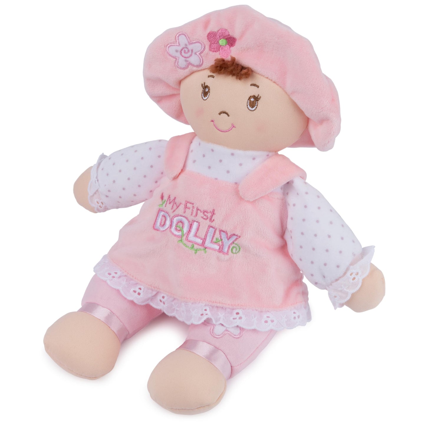 Gund My First Dolly, Brunette, 13"