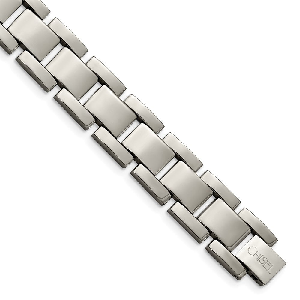 Titanium Polished 8.5in Bracelet 8.5 inches