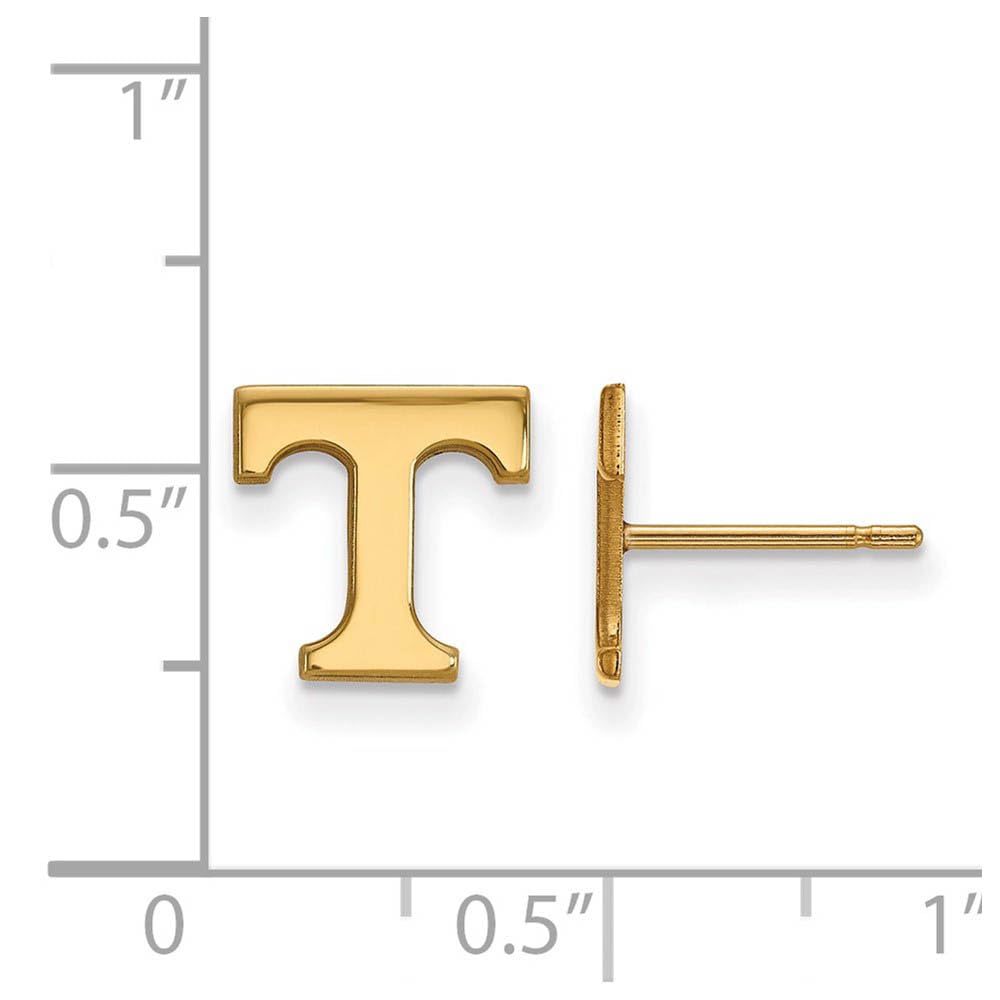 Women's Tennessee Volunteers Gold Plated XS Post Earrings