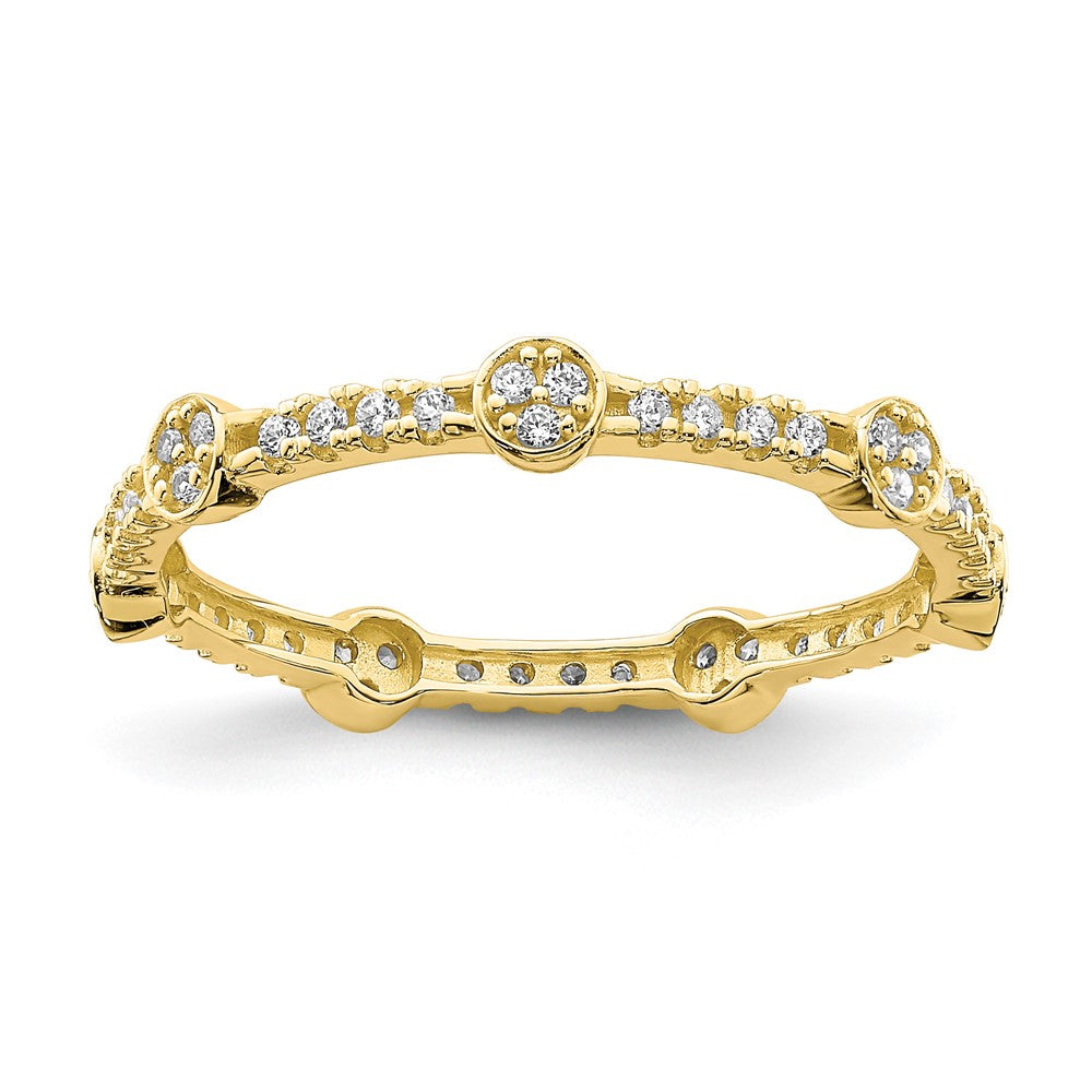 10K CZ Ring
