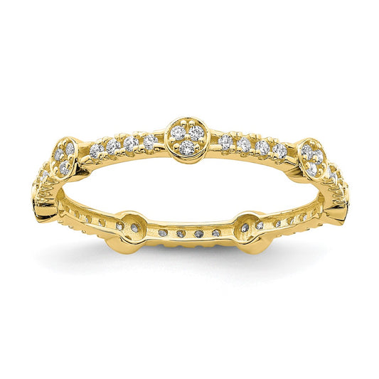 10K CZ Ring
