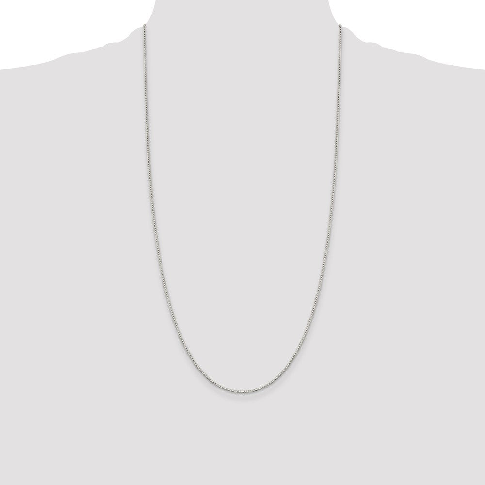 Sterling Silver 1.1mm Box Chain 28 Inches