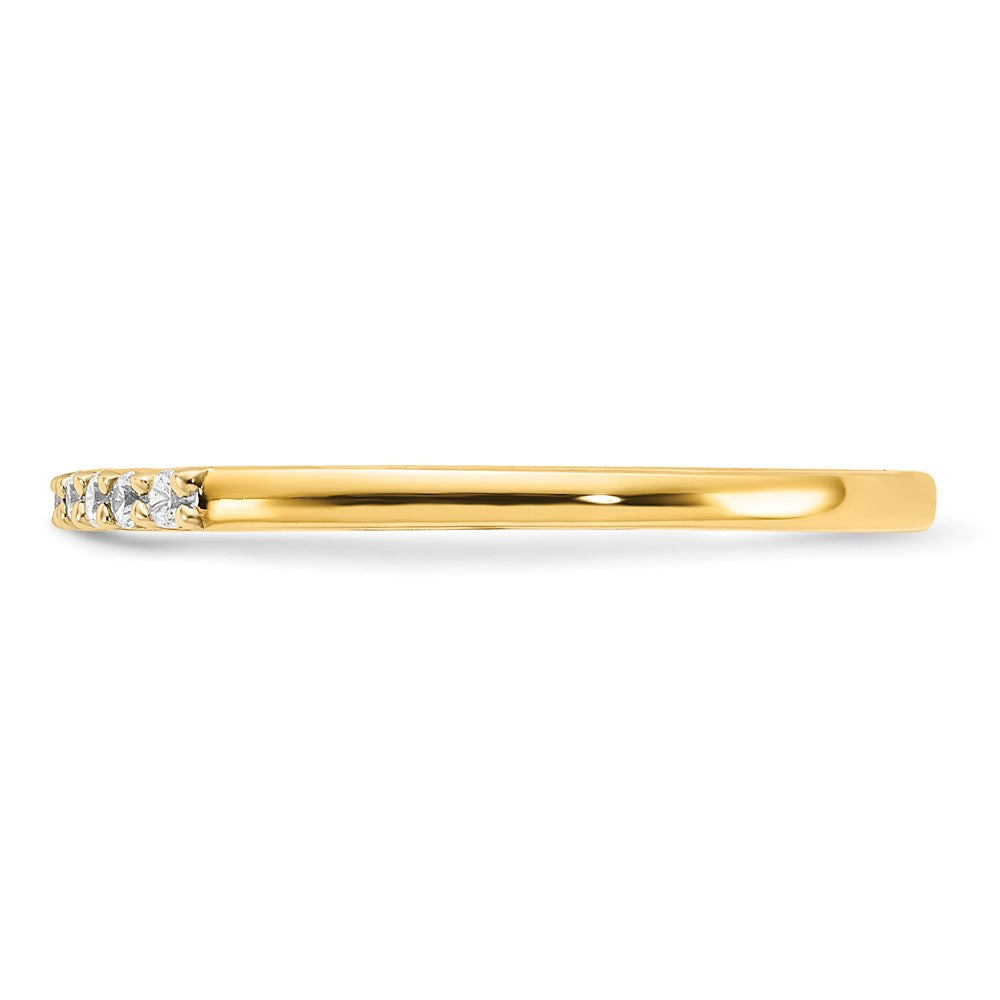 10K CZ Wedding Band