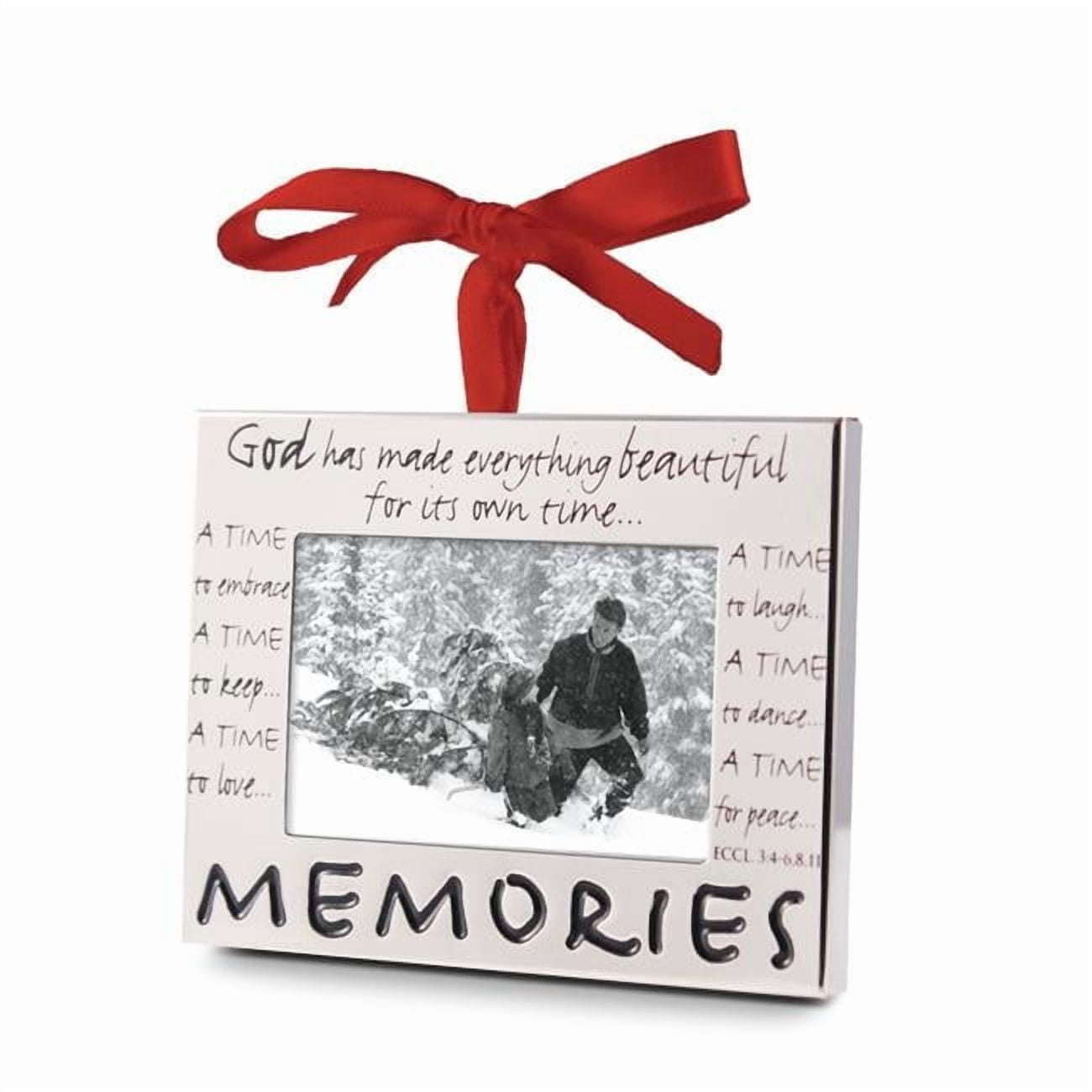 LCP Memories Frame Metal Christmas Ornament