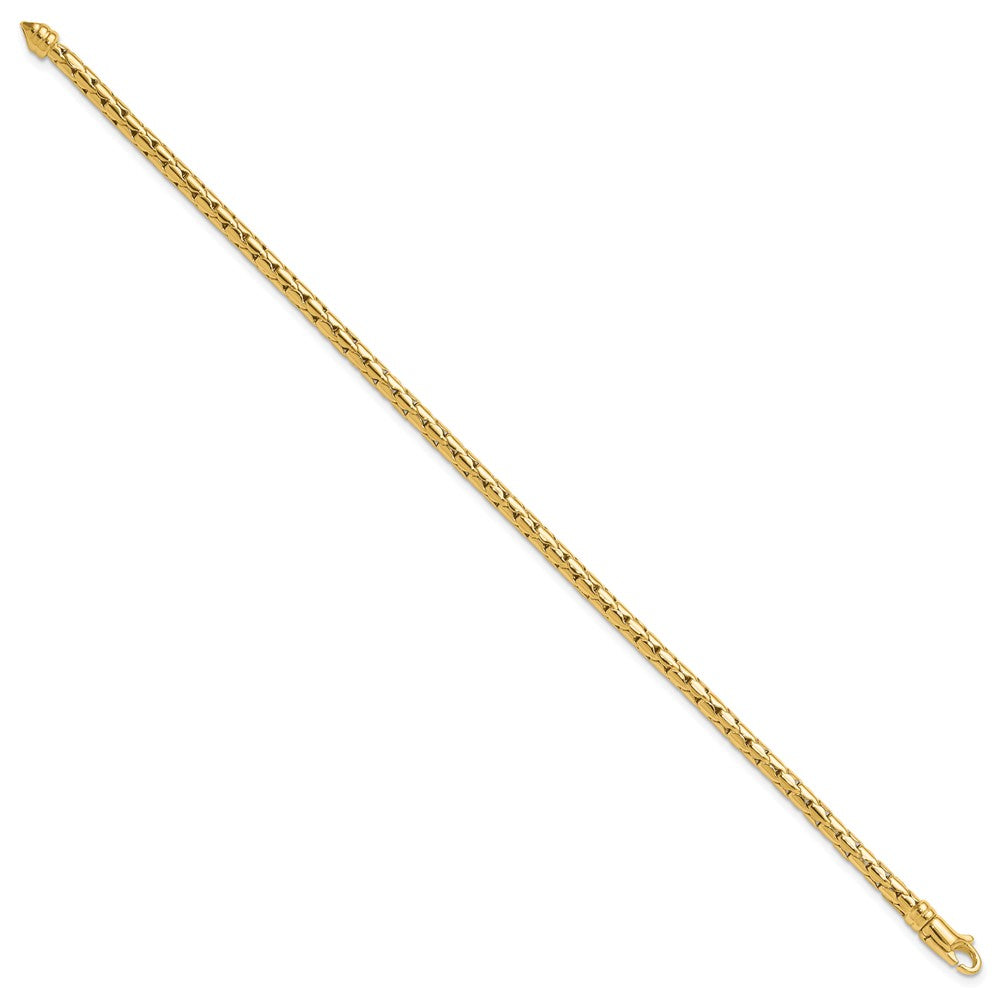 14K Polished Fancy Bracelet 7.5  inches