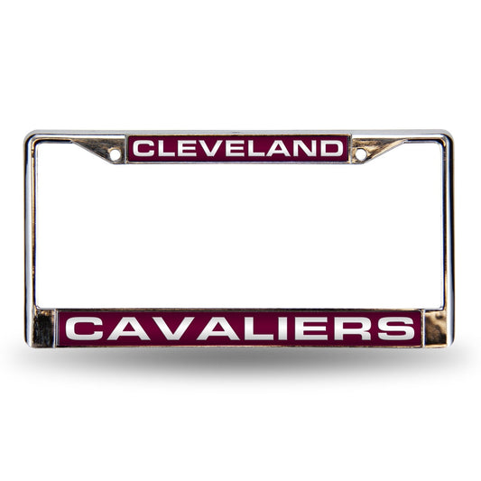 Cleveland Basketball Cavalier's Chrome Metal Laser Cut License Plate Frame
