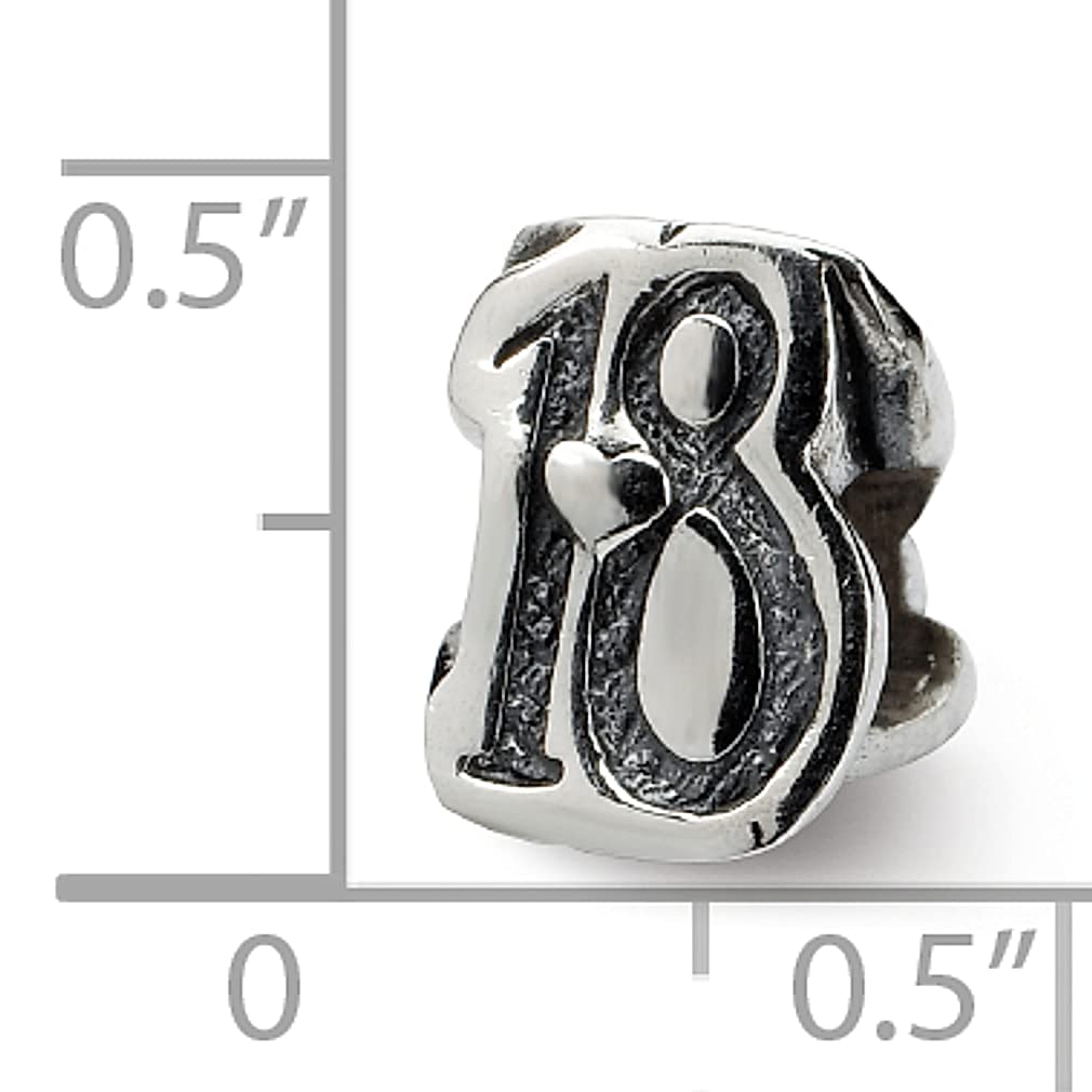 Sterling silver Reflections Sweet 18 Bead