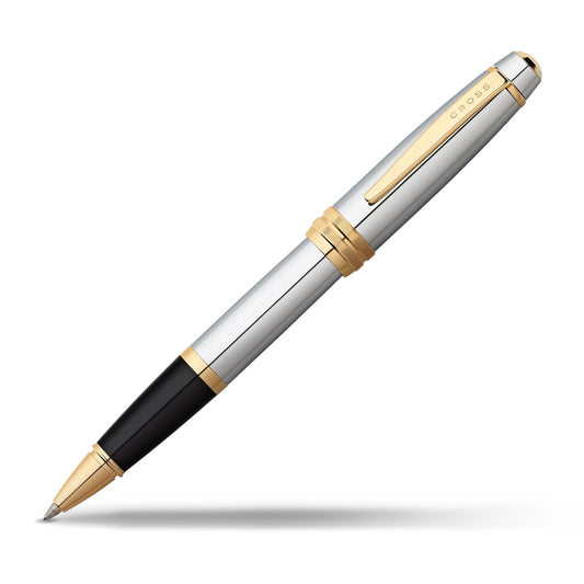 Cross Bailey Refillable Rollerball Pen Presented in a Premium Gift Box - Medium Point, Black Ink, Medalist