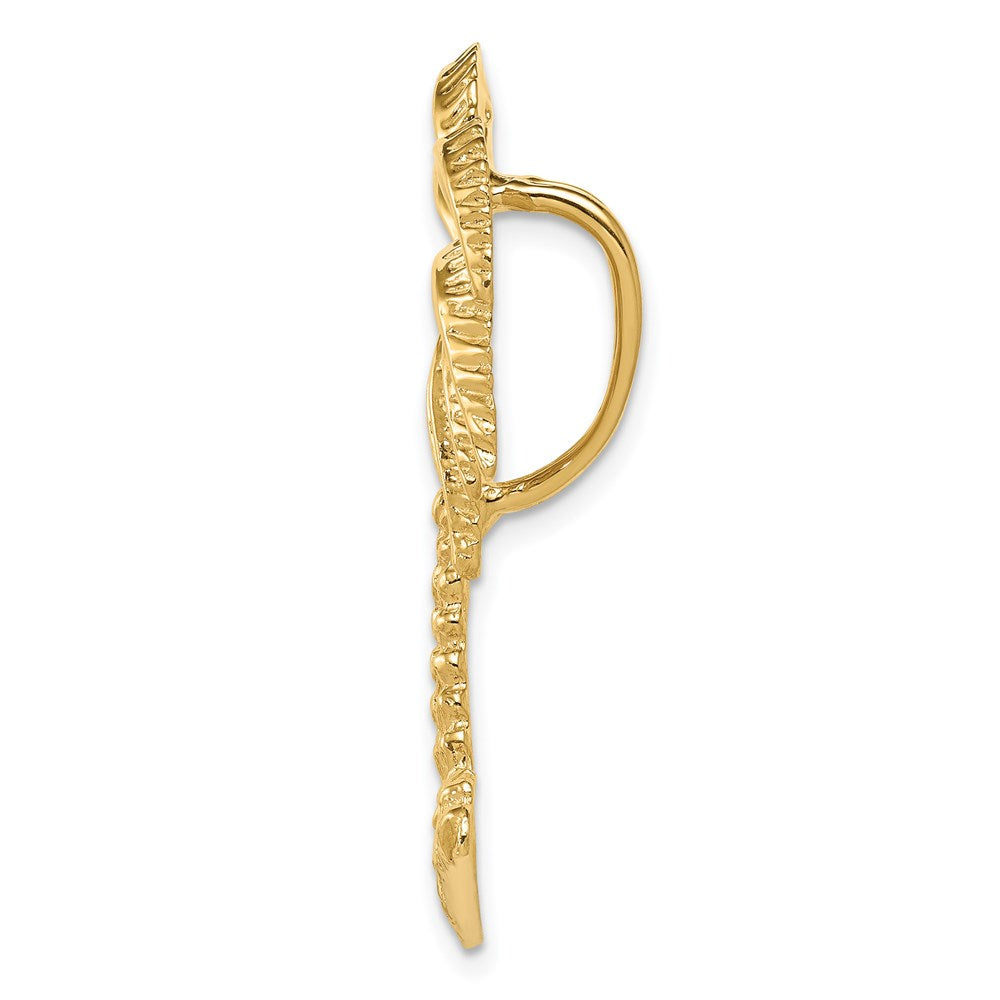 14k Palm Tree Slide Yellow Gold