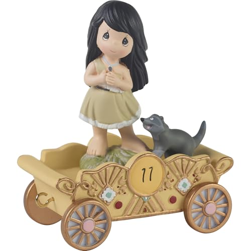 Disney Birthday Parade Listen To Your Heart, Precious Moments Disney Birthday Princess Parade Figurine, Age 11, Count 1