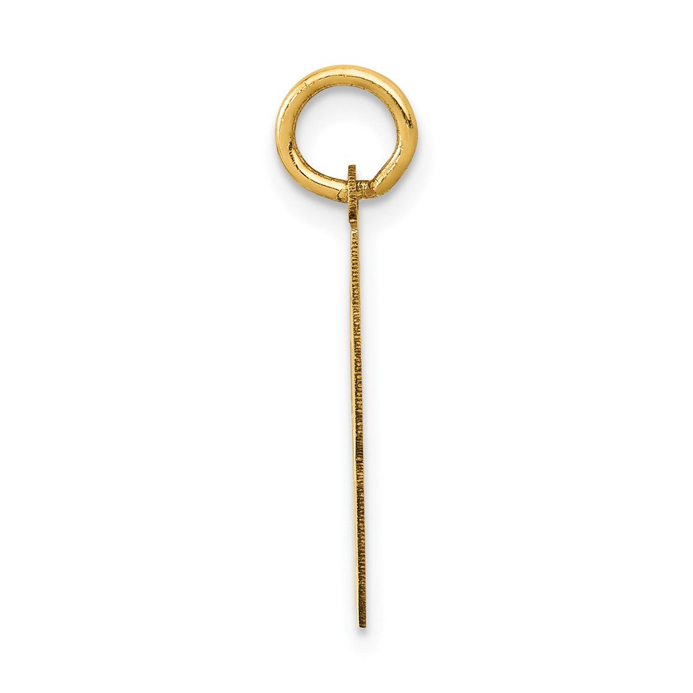 14k Small Polished Number 58 Charm