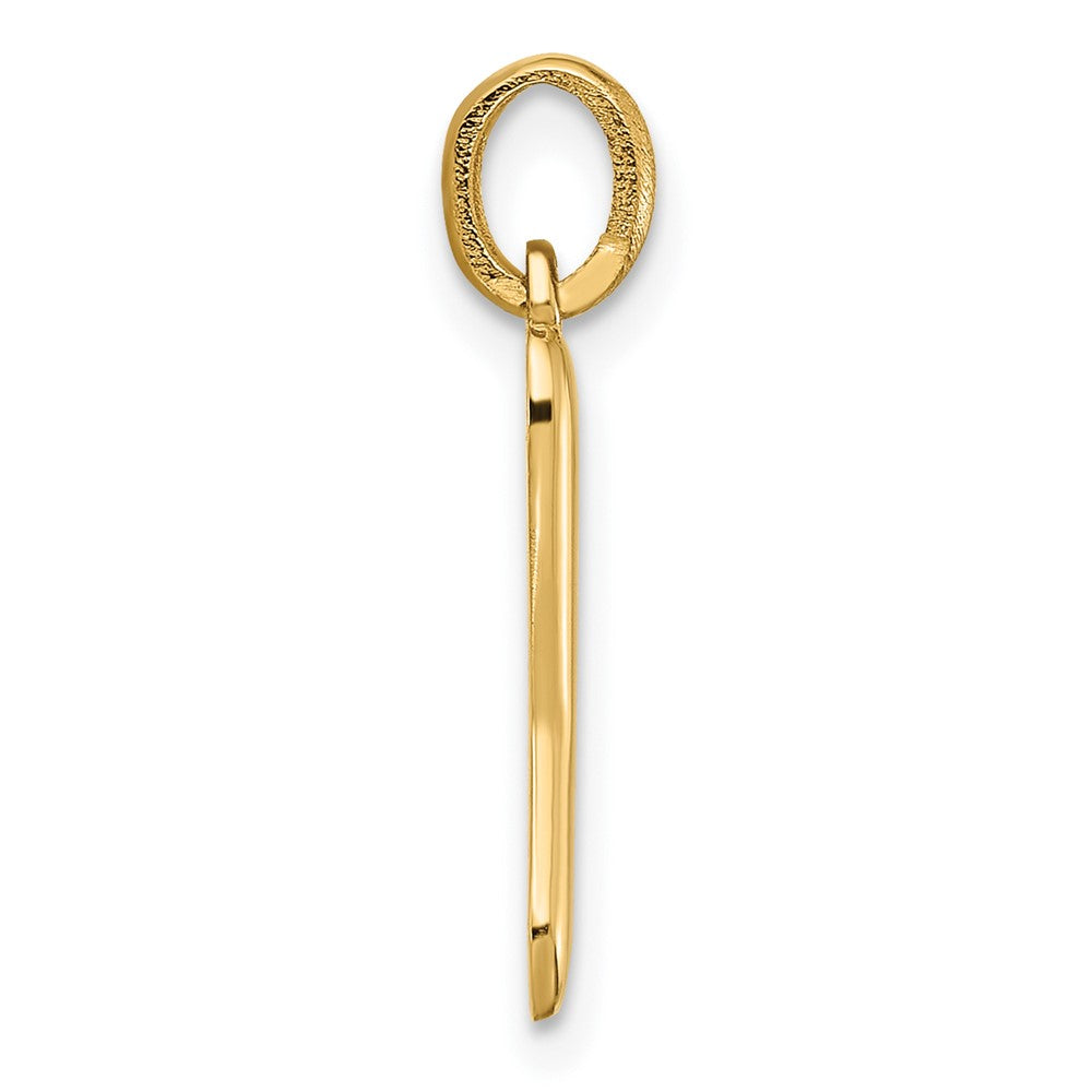 14k Yellow Gold Fancy Letter Y