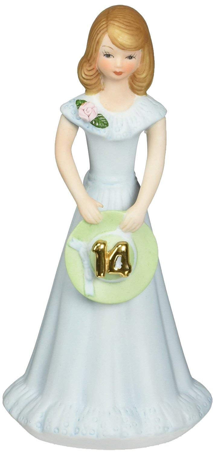 Growing up Girls from Enesco Brunette Age 14 Figurine 6.5 IN
