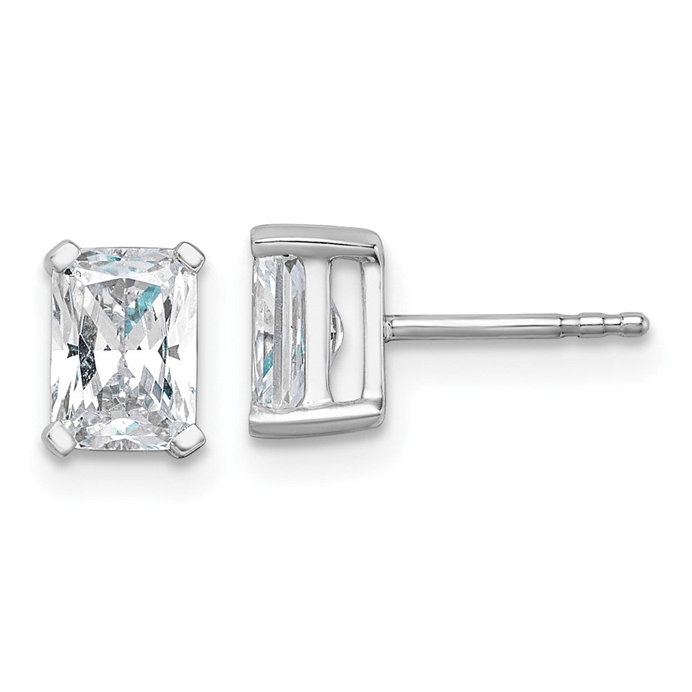 14kw Radiant 5mm Post Earring Mountings