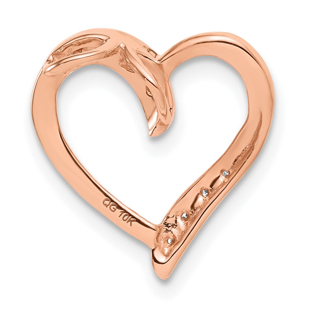 10kr Diamond Heart Pendant