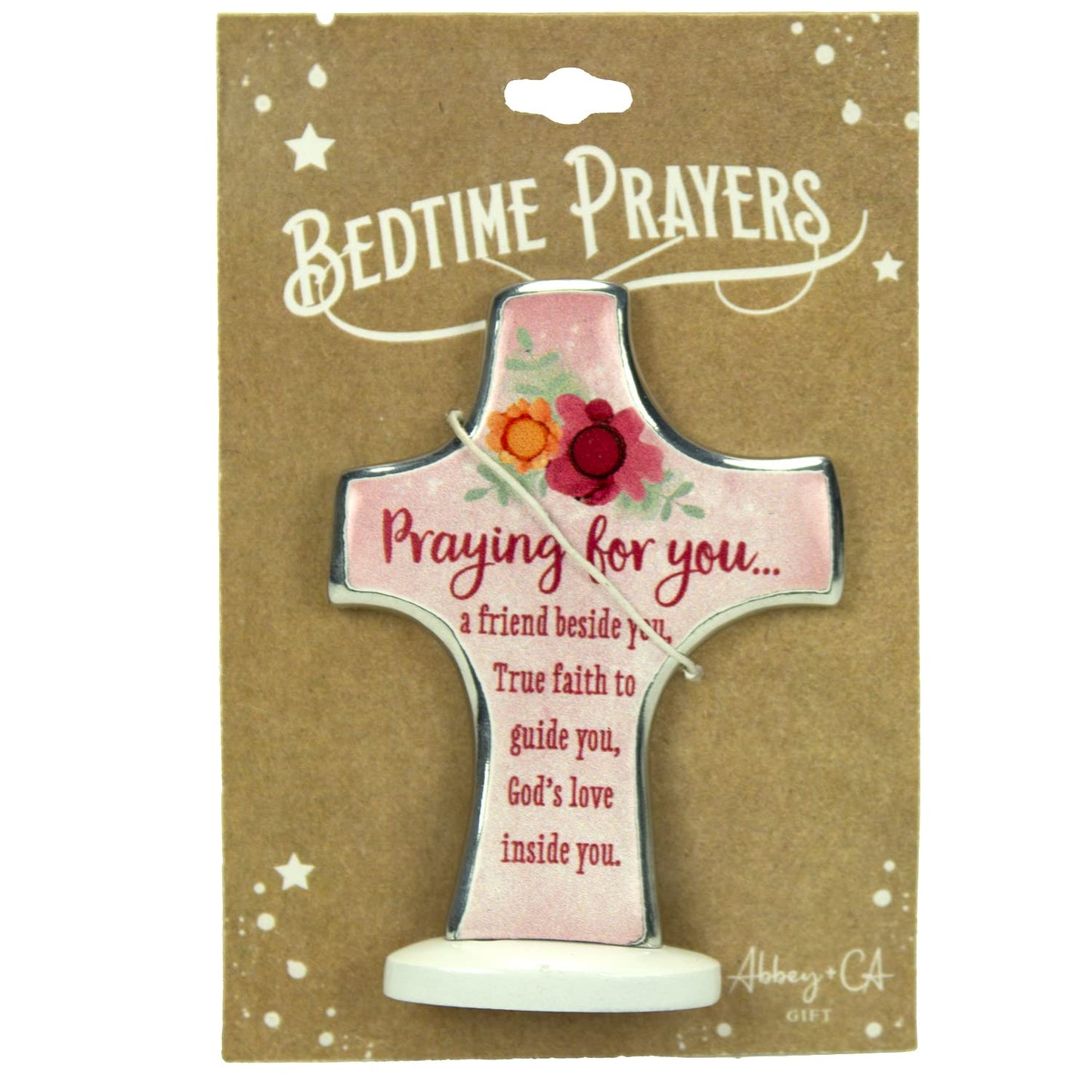 CA Gift  Praying for You Standing Bedtime Cross