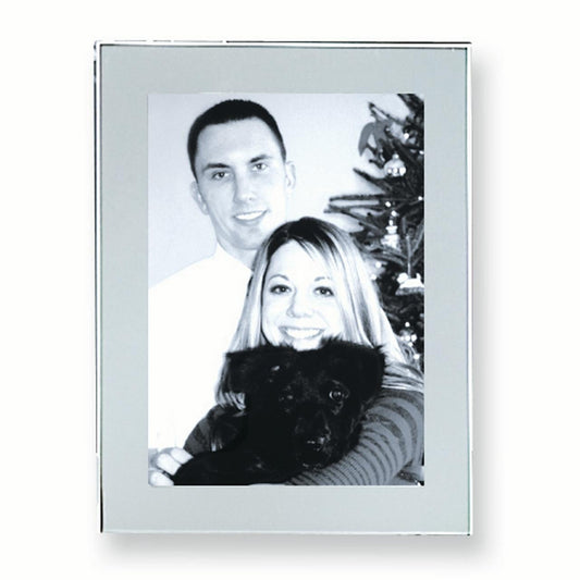 Bey-Berk SF100-12 Silver-Plated 8 x 10 in. Photo Frame - Tarnish Proof