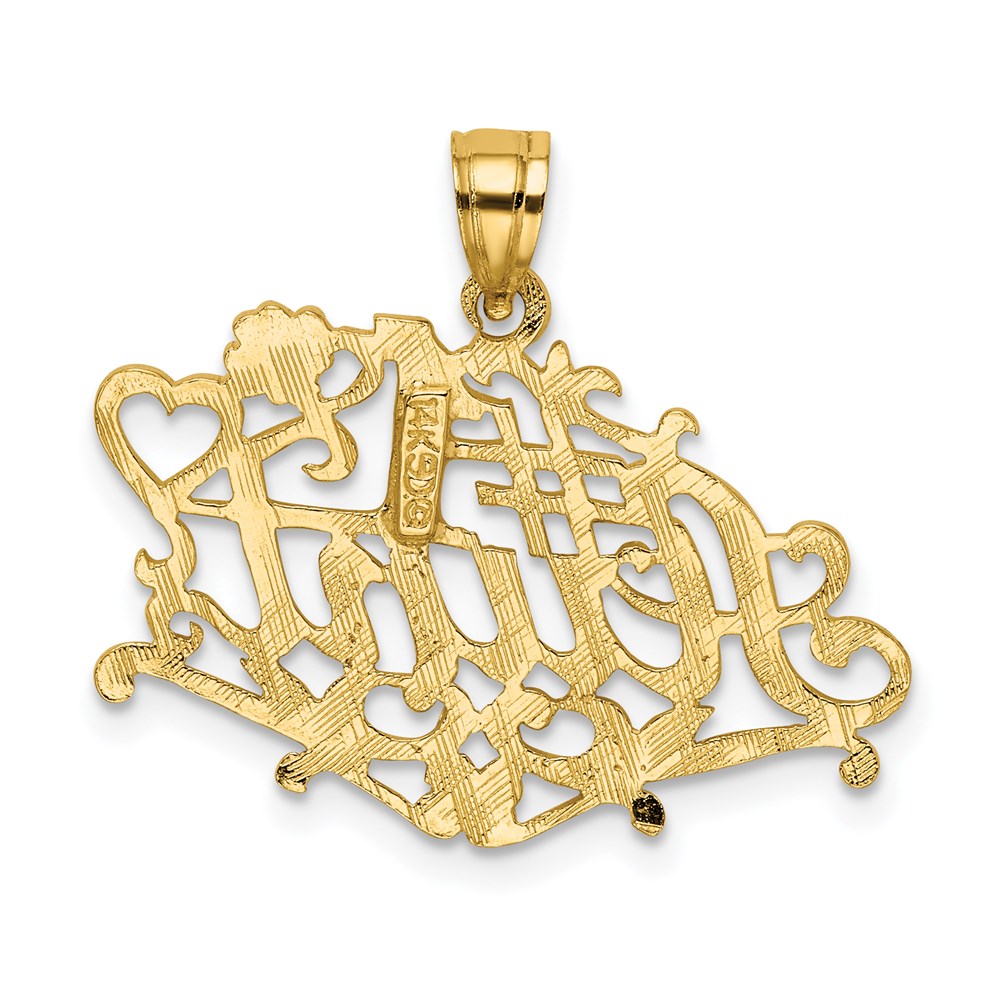 14k #1 AUNT Charm