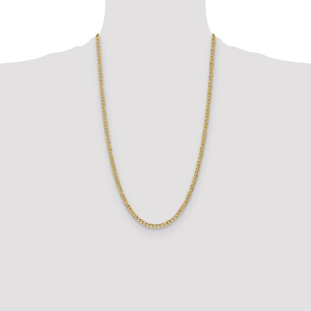 10k 4.3mm Semi-Solid Curb Chain
