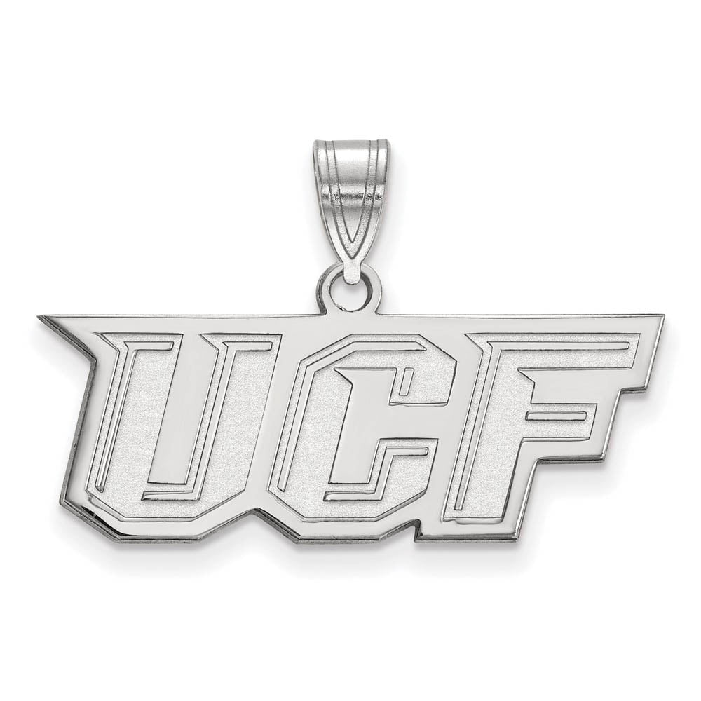 LogoArt Sterling Silver University Of Central Florida Large Pendant Necklace Female Adult