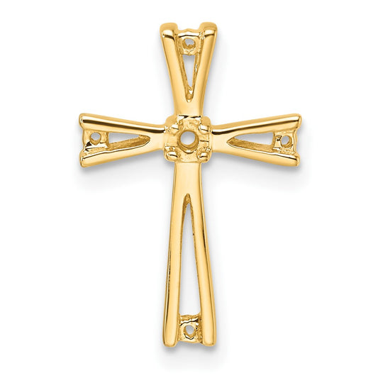 14k Cross Pendant Mounting