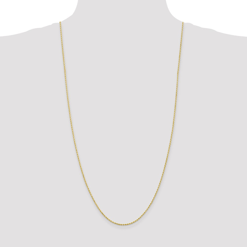10K 1.75mm Diamond-Cut Rope Chain