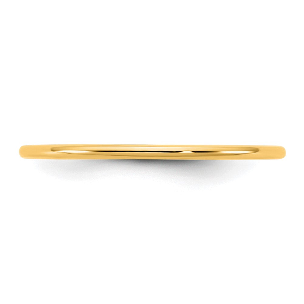 14KY 1mm LTW Half Round Band Size 5