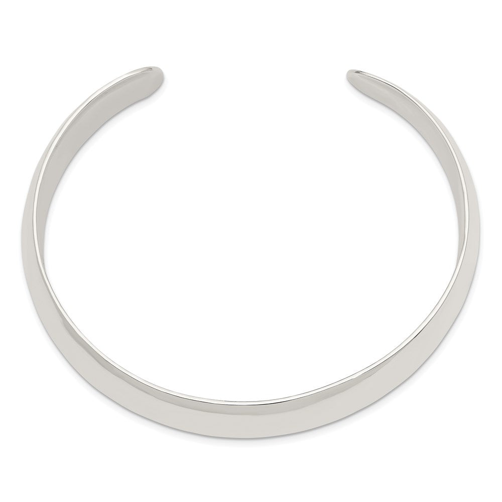 Sterling Silver 14mm Cuff Bangle 7 inches