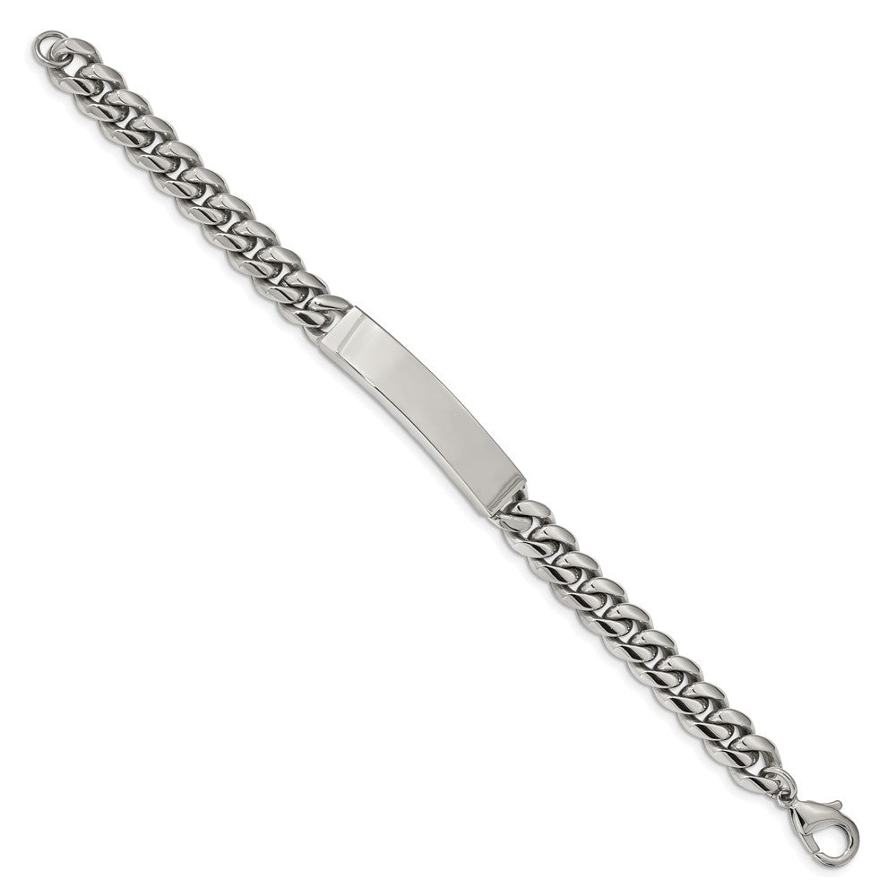 Stainless Steel Polished 8.25in ID Bracelet 8.25 inches